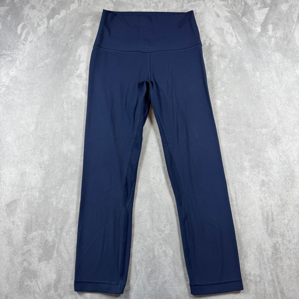 Lululemon Align High-Rise Crop 21 Navy Blue Leggings W6BGFS Size 4